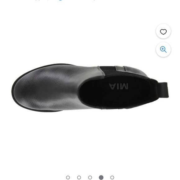 EUC - Mia Colten Heeled Ankle Bootie - Black - Picture 4 of 16